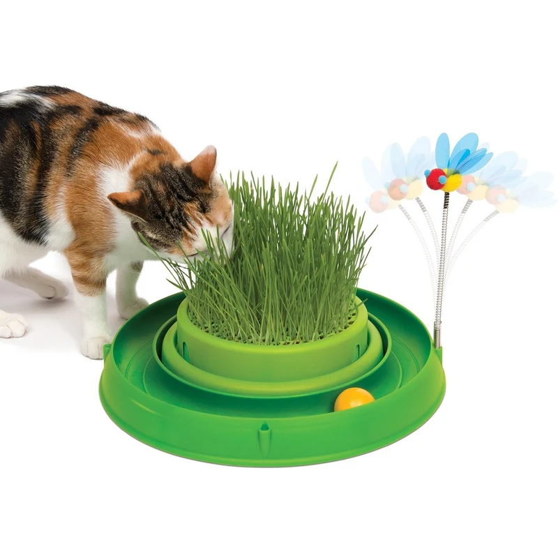Juguete circuito germinador para gatos Play Catit