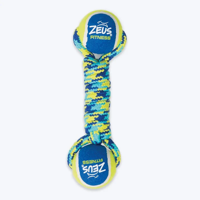 Fitness Tennis Doble Pelota Dumbbell para Perros Zeus 23cm