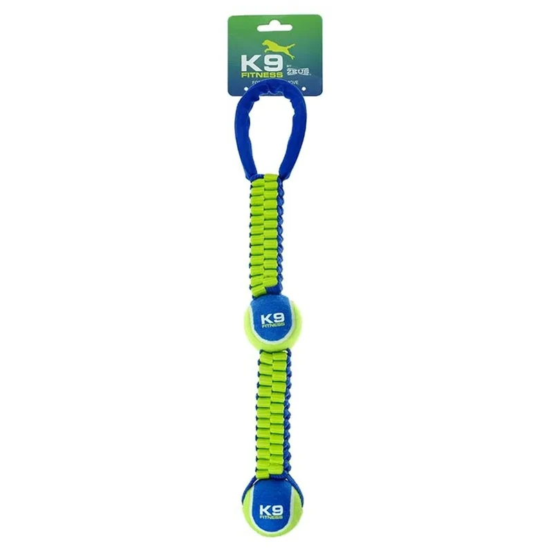 Fitness Tennis Doble Nylon Twist Tug para Perros Zeus 25cm