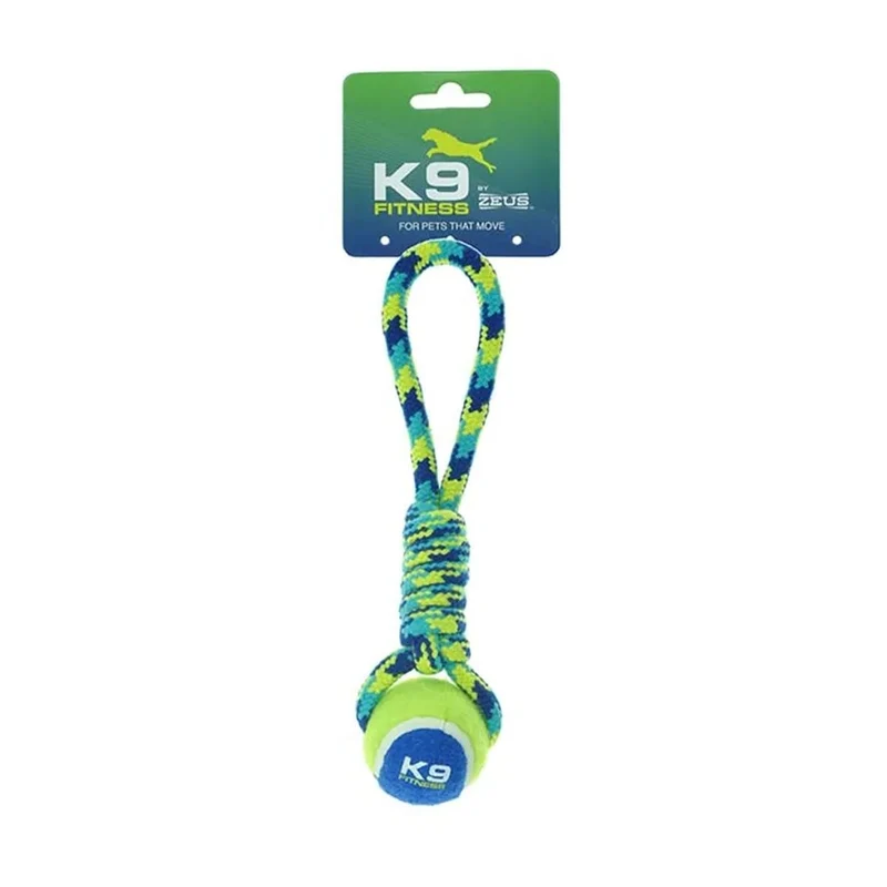 Fitness Tennis Cuerda Tug para Perros Zeus 25cm