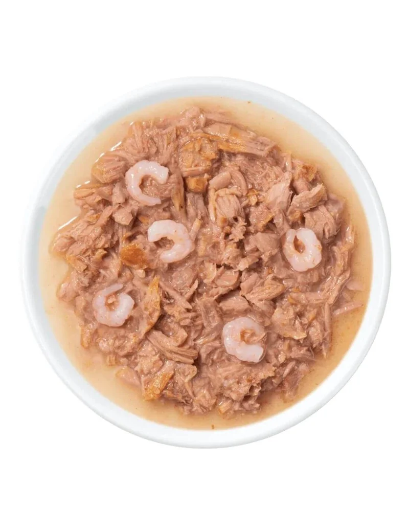 Comida húmeda para gatos Fillet atún con gambas en caldo Cuisine 75 g Catit