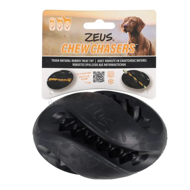 ChewChasers Pelota de Rugby para Perros Zeus 12,5cm