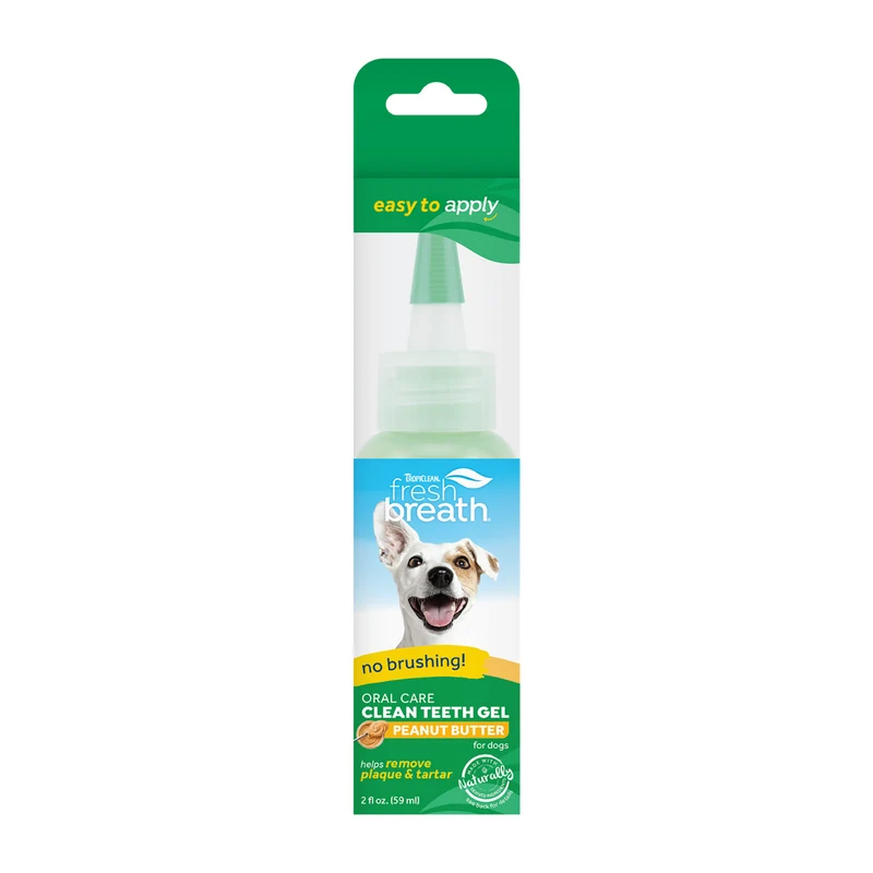 Gel Dientes Perros Sabor Mantequilla De Mani 2 Oz