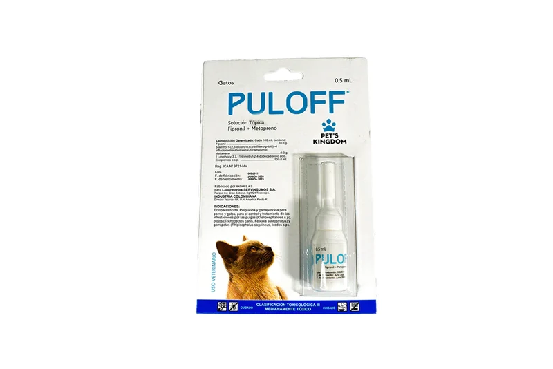Puloff Antiparasitario externo para Gatos x 0.50 Ml