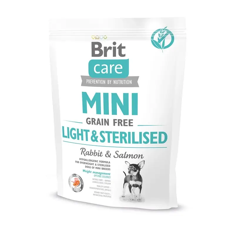 Brit Care Dog Mini Grain Free Light Sterilized 400 gramas