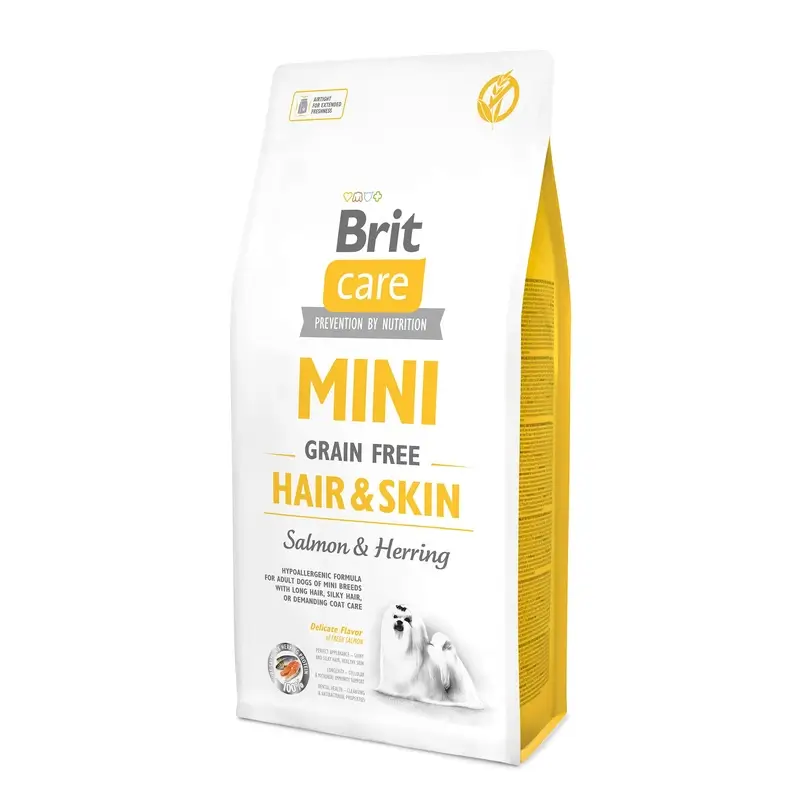 Brit Care Dog Mini Grain Free Hair Skin 7 quilos