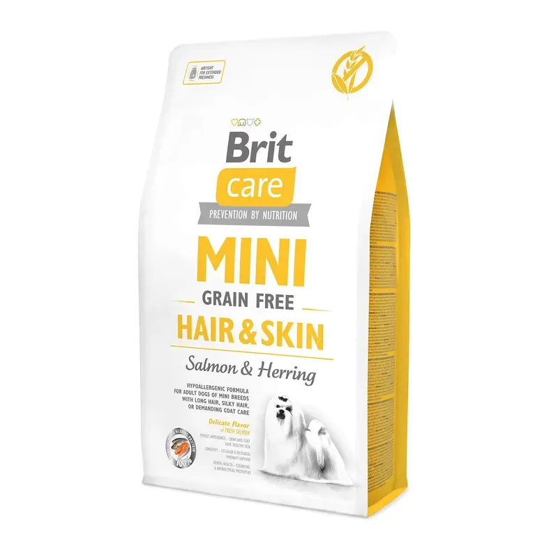 Brit Care Dog Mini Grain Free Hair Skin 2 quilos