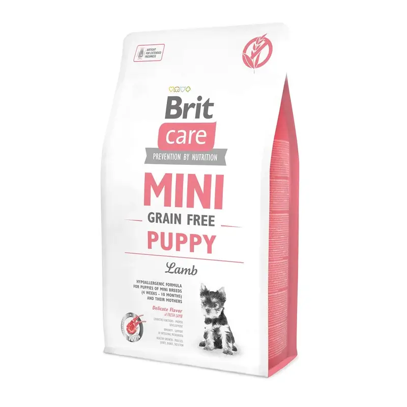 Brit Care Dog Mini Grain Free Puppy Cordeiro 2 quilos