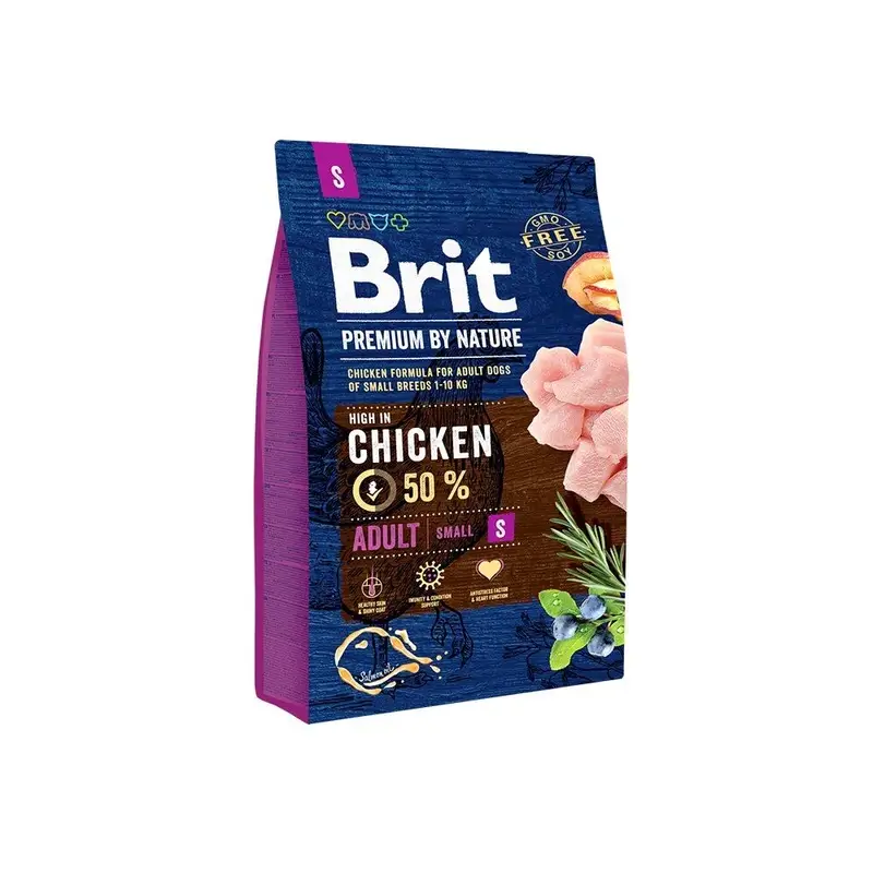 Brit Premium Dog Nature Adult Pequeno 3 quilos
