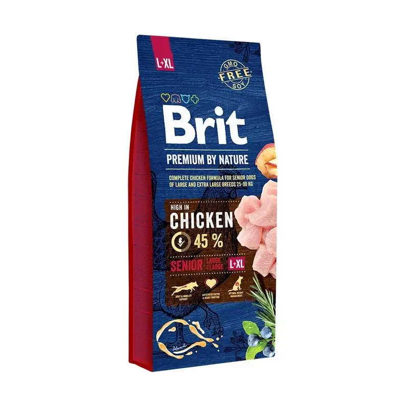Brit Premium Dog Nature Senior Grande/Extragrande 15 quilos