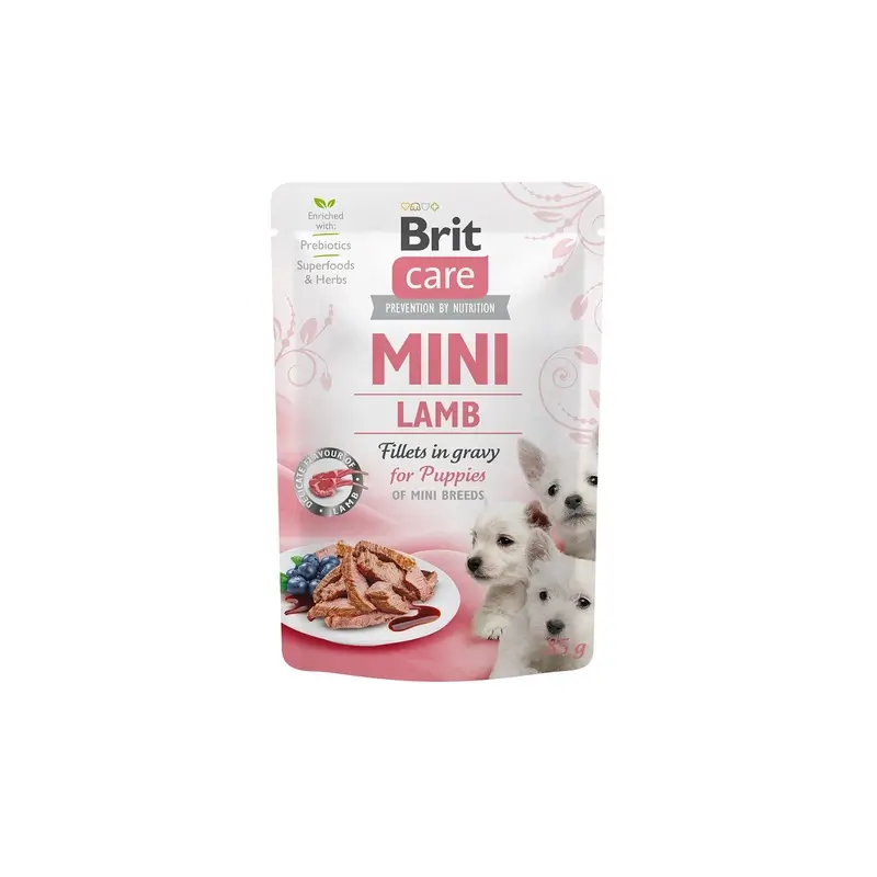 Brit Care Dog Mini Puppy Cordero Pouch 24x85 gramos