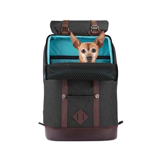 Mochila Backpack en Negro Estilo Rucksack para Cargar a tu Perro - Kurgo®