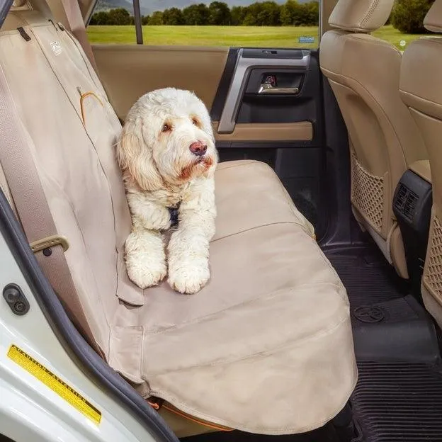 Wander Bench Seat Cover en Beige - Cubre Asientos para Perros de Kurgo®