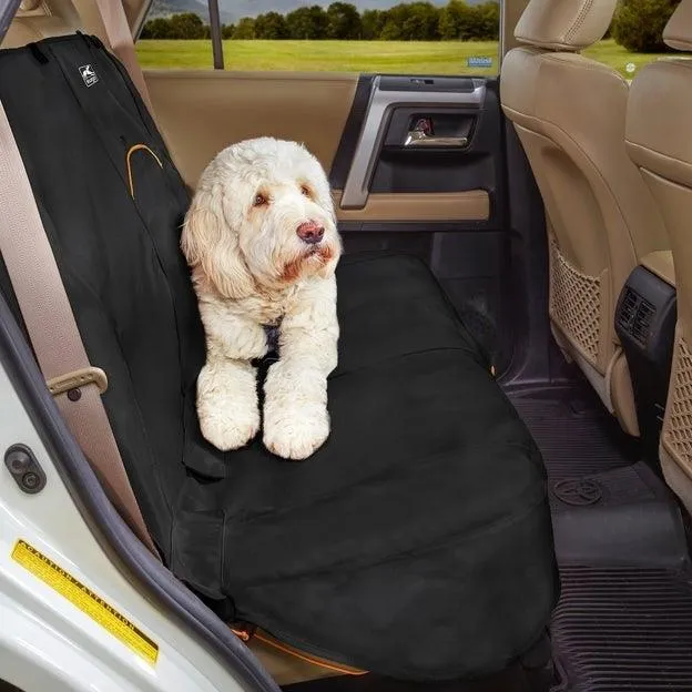 Wander Bench Seat Cover en Negro - Cubre Asientos para Perros de Kurgo®