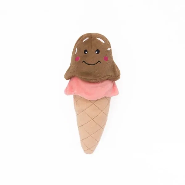 Helado de Peluche con Squeakers - ZippyPaws NomNomz Ice Cream