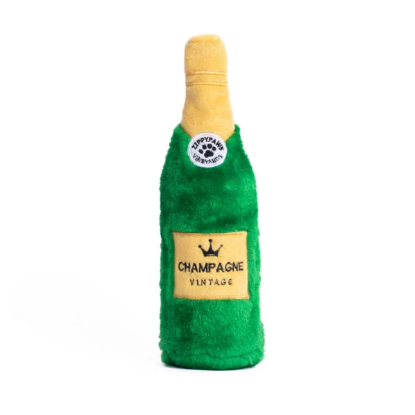 Peluche en Forma de Champagne - Happy Hour Crusherz Champagne de ZippyPaws