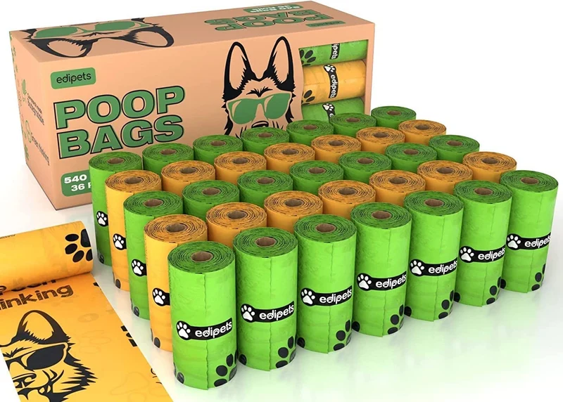 Bolsas De Caca Para Perros Biodegradables 36 Rollos