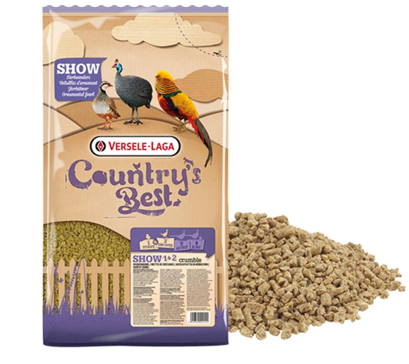 Pienso Show 1/2 (5kg) - Alimento de arranque para pollitos de faisán, perdiz, gallina y aves ornamentales.