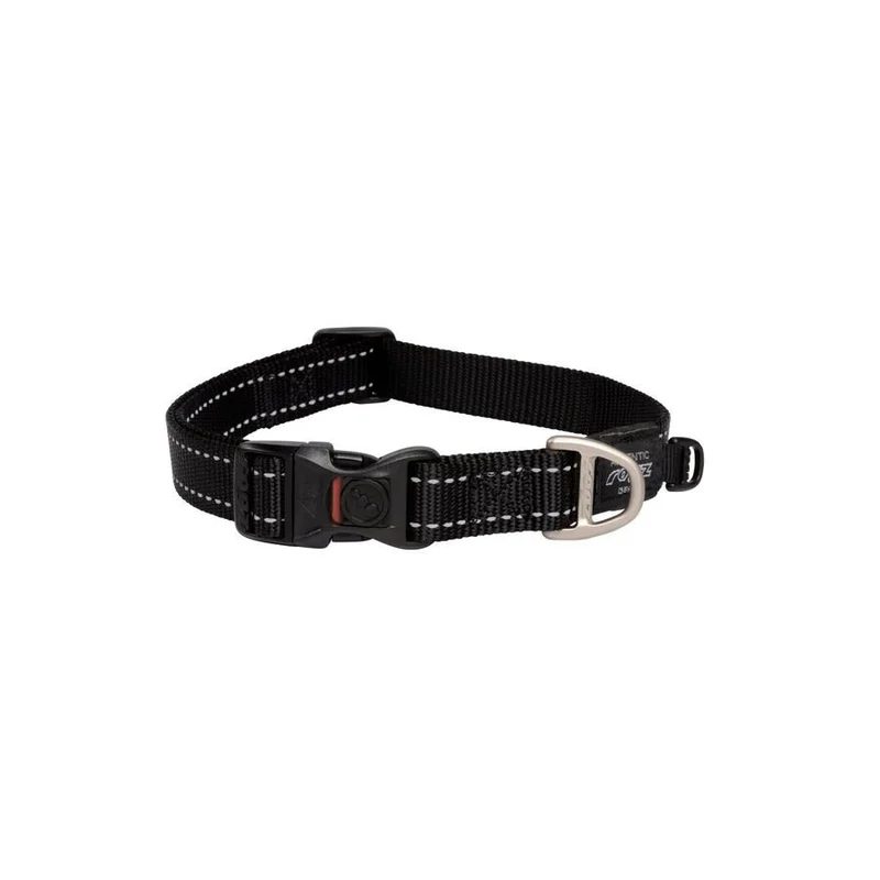 Collar Para Perro, Modelo Classic De Rogz Color Negro. Talla S (8-14kg)