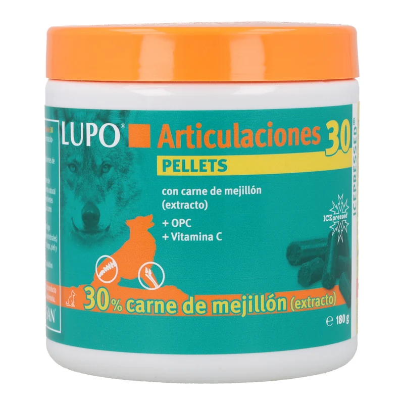 Lupo Gelenk30 Pellet 180 g Condroprotector Natural en Pellets para Perros