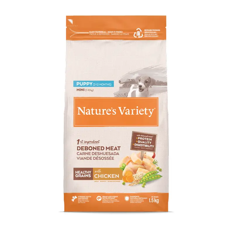 Nature'S Variety Pienso Para Perros, Mini, Con Pollo, Natural, 1,5 kg