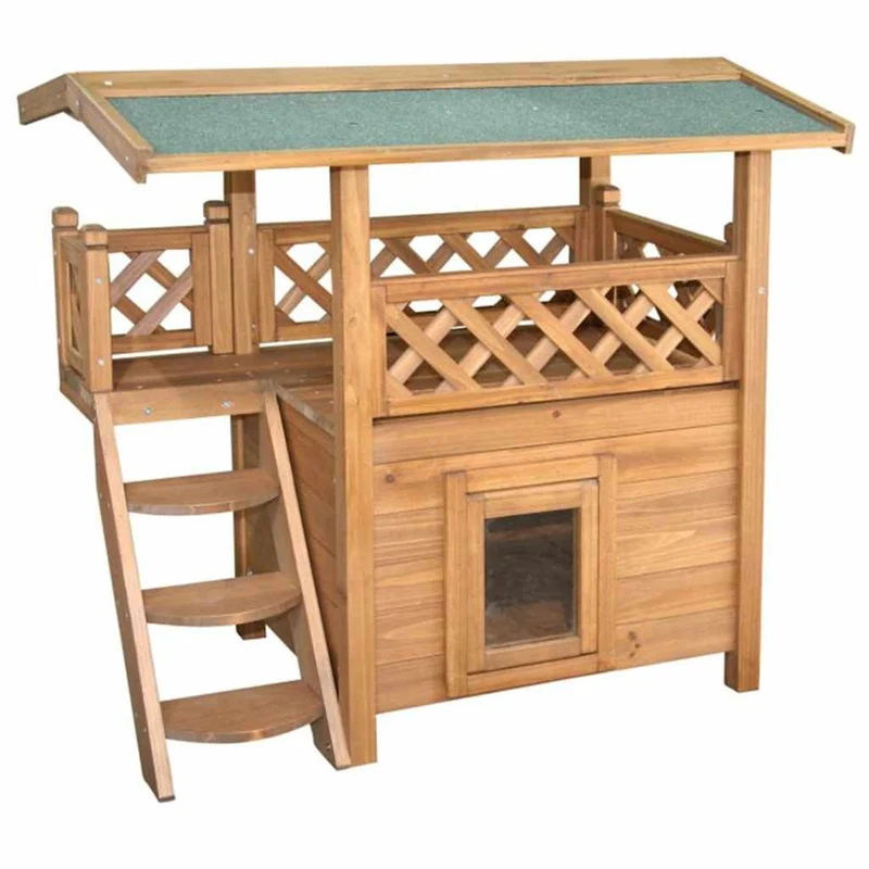 Kerbl Casa Para Gatos Lodge 77x50x73 Cm
