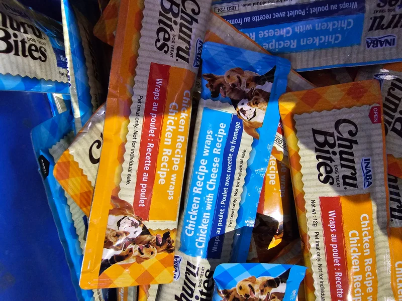 Churu Bites Golosina para Perros Golosina de Pollo y Shees 1 pieza