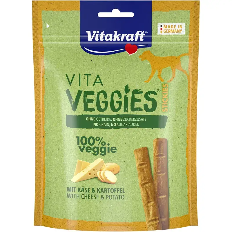 Vitakraft Veggies Dog Sticks Queijo 9x80 g