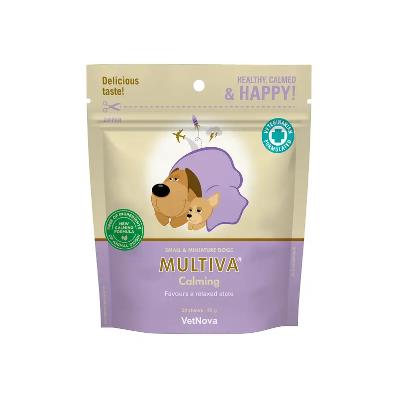 Multiva Calming para cães de raças pequenas e miniatura, 30 mastigáveis
