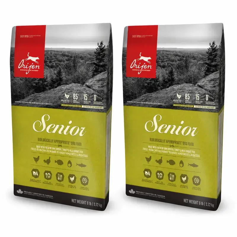 Orijen Canine Senior 2 X 11,4 Kg Alimento para cães , embalagem 2