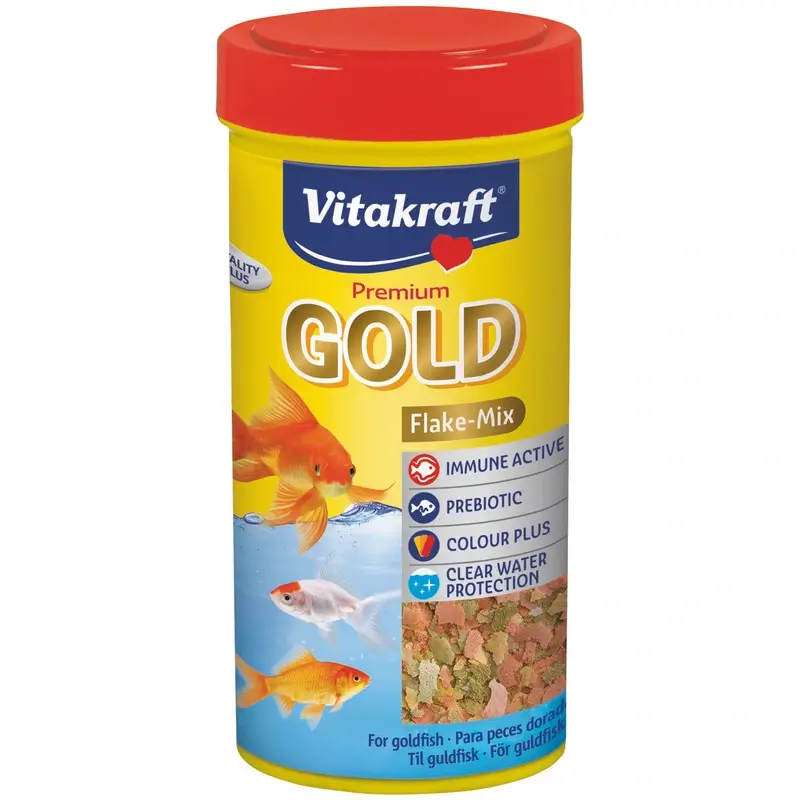 Vitakraft Vita Gold Flakes Pc Rojo 5x250 mililitros