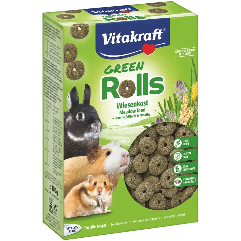Vitakraft Rings Alfalfa Roedores 300 gramos