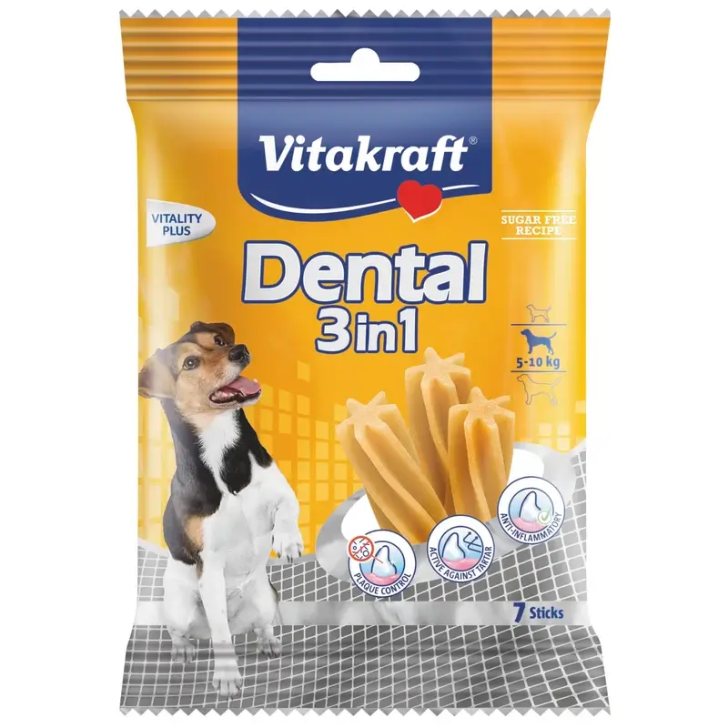 Vitakraft Dental 2En 1 Perro Pequeño 12x120 gramos