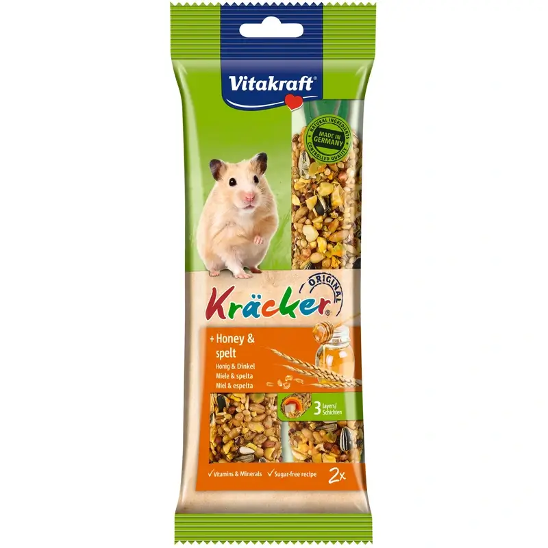 Vitakraft Barritas Hamster Miel Y Sesamo 5x2 unidades