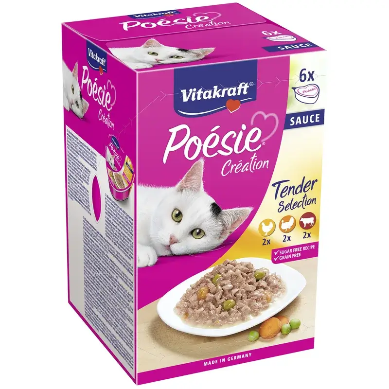 Vitakraft Poesie Multipack Carne Salsa 6x85 gramos