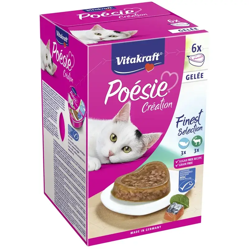 Vitakraft Poesie Multipack Gelatina 6x85 gramos