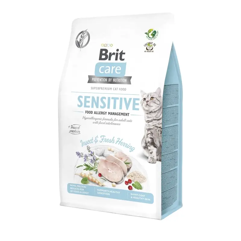 Brit Care Cat Grain Free Sensitive Insect 400 gramos