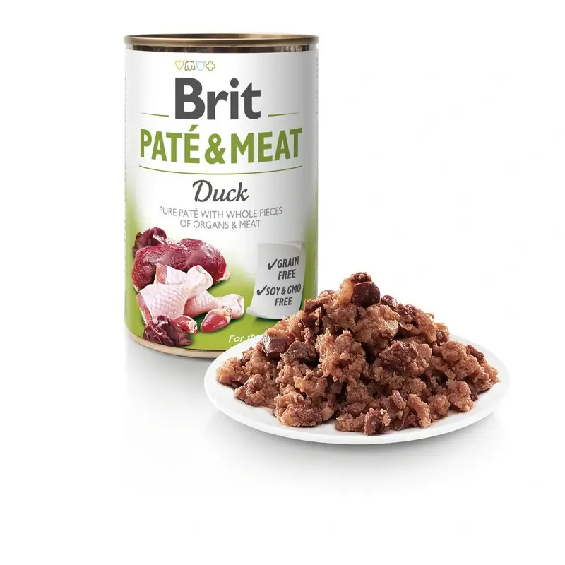 Brit Dog Paté Meat Pato 6x400 gramos
