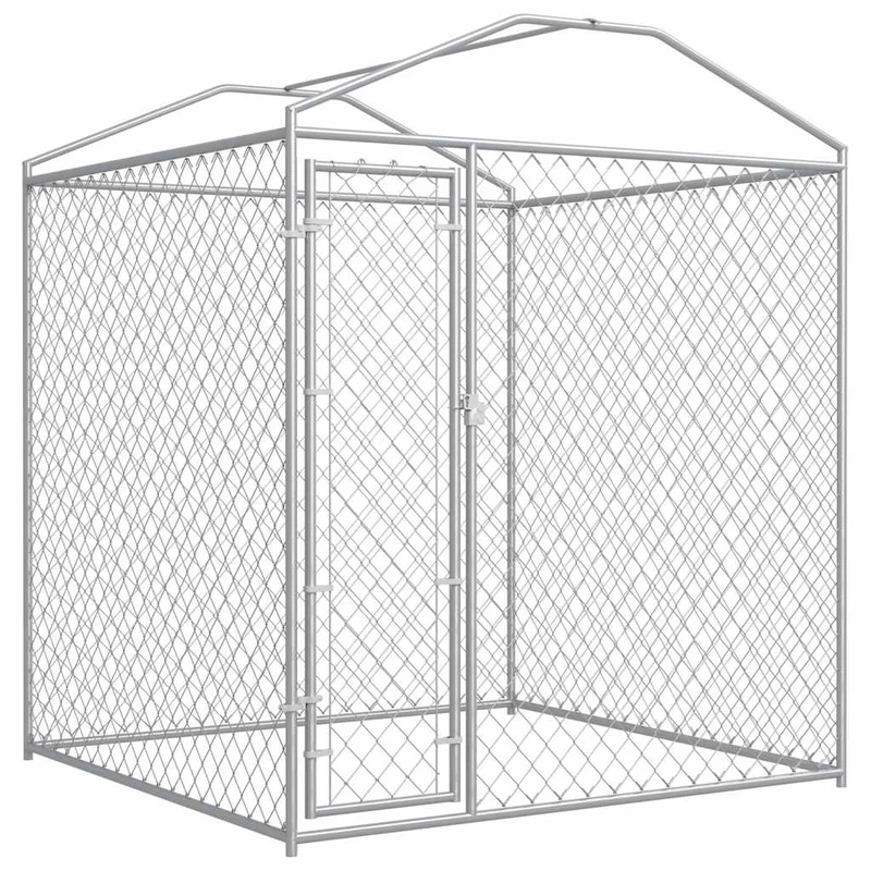 Perrera De Exterior Con Toldo 193x193x225 Cm