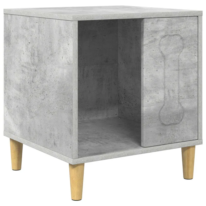 Casa Para Perros Concreto 44 X 42 X 49 Cm Madera De Ingeniería