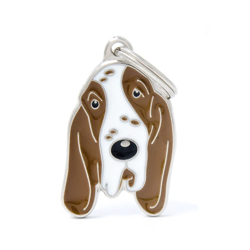 Placa ID en Forma de Bracco Italiano para Perros