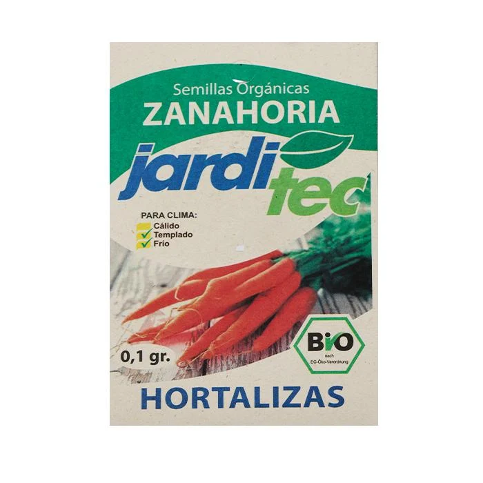 Semilla Orgánica De Zanahoria x 0.1 Gr