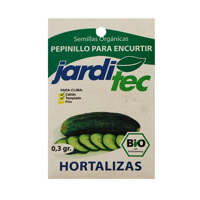 Semilla Orgánica De Pepinillo De Encurtir x 0.3 Gr