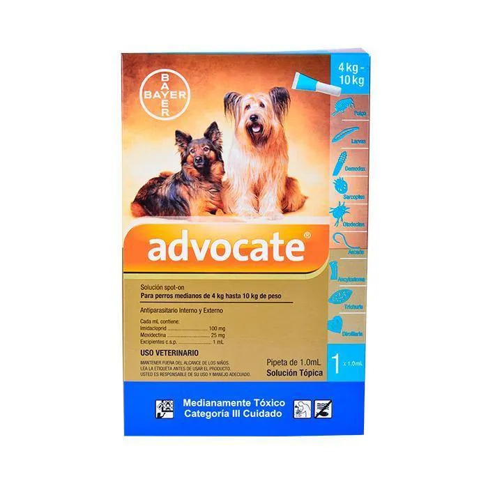 Advocate Perros (4 Kg - 10 Kg)