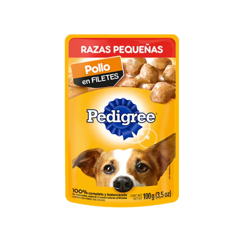 Pedigree Adulto Raza Pequeña Pouch De Pollo x 100 g