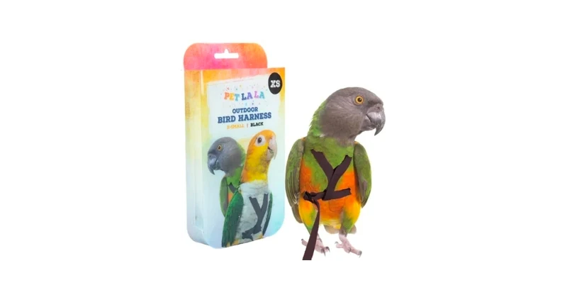 Arnés para pájaros XL negro PL2186 Petlala