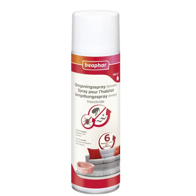 Spray ambiental Beaphar 500 ml antipulgas