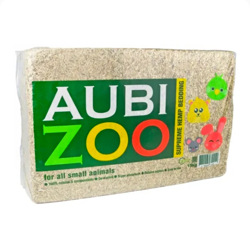 PAJA DE CÁÑAMO AUBIZOO DE 15 KG