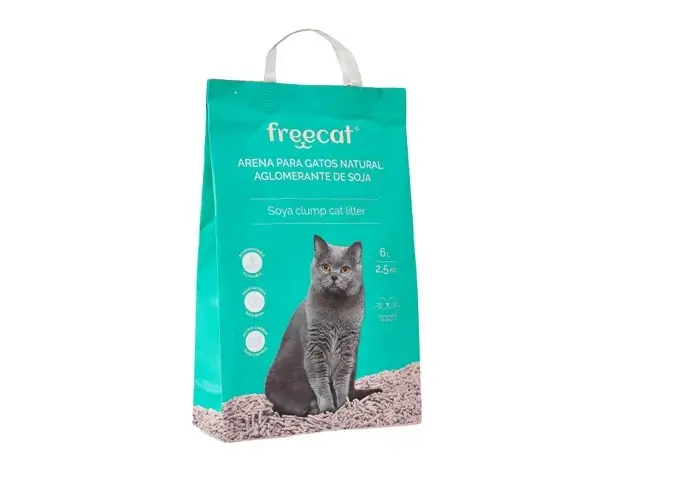 Freedog Arena Gatos Natural Aglomerante Soja Lavanda, 6 litros