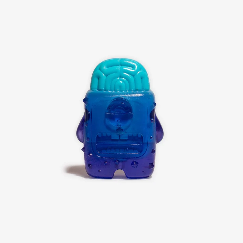 Brainies Brain Freeze – Juguete para Morder con Doble Textura, Sabor Menta